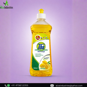 Liquide vaisselle au citron |   Détergent puissant pour la cuisine, nettoyant à haute mousse pour la vaisselle, les ustensiles et les casseroles, 500 ml, en vrac - Product Image 1