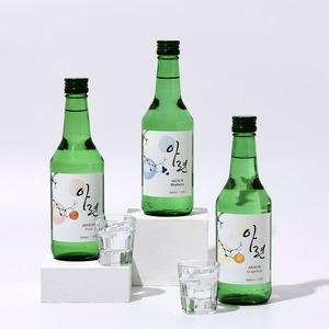 [So1ne Company] Liqueur spiritueuse coréenne aromatisée aux fruits 360ml, bouteille verte filtrée au charbon de bambou ARYEON Soju - Product Image 2