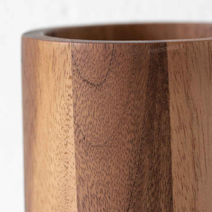 Natural Mango Wood Handmade Classic Pen & Utensil Holder for <b>Tabletop</b> Single Tier Tableware Storage natural craft - Product Image 2
