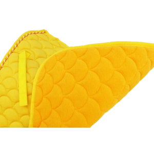 Tapis de selle de dressage pour chevaux sur mesure, de haute qualité, couleurs personnalisées, vente en gros, jaune, tapis de selle polyvalent - Product Image 3