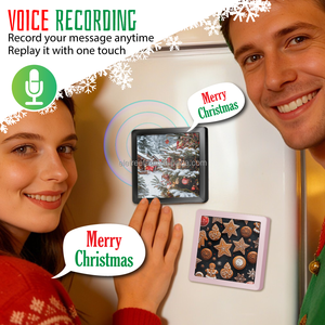 Marco de Fotos 2 en 1 con Imán para Refrigerador, Altavoz Bluetooth con Grabación de Audio y Voz, Recuerdos de Boda, Regalos para Invitados - Product Image 4
