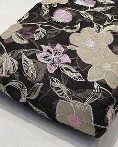 Tela de Chifón Bordada Malty Dobby, 100% Poliéster, Transpirable, Ecológica, para Bodas, Color Personalizado, Suministro Textil, Exportaciones - Product Image 4