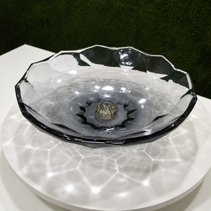 Lavabo de Cristal Ahumado de Lujo, Duradero y Artístico, Lavabo de Vidrio para Encimera, Lavabo Moderno de Diseño para Baño - Product Image 4