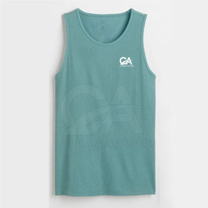 เสื้อกล้ามรัดรูปผู้ชาย ยืดหยุ่นสูง สำหรับออกกำลังกาย เสื้อกล้ามเพิ่มประสิทธิภาพ ซับเหงื่อ เสื้อกีฬา - Product Image 4