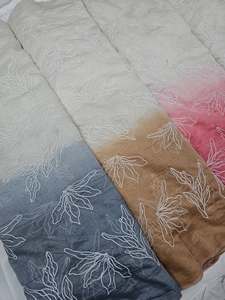 Premium Multi Embroidery Fabric Women Fashion Fabric Designer Embroidery Fabric Party Wear Fabric Luxury Embroidered Textile Sof - Product Image 2