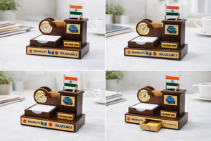 SmartDesk Personalized Wooden Table <b>Top</b> with Printing for Back to School & Graduation - Product Image 2