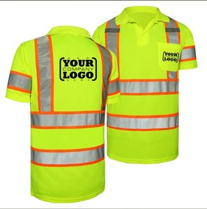 เสื้อยืดโลโก้แบบกำหนดเอง เสื้อโปโลสำหรับงานจราจร เสื้อกั๊กสะท้อนแสงสำหรับงานก่อสร้าง เสื้อกั๊กนิรภัยสำหรับงานเหมือง เสื้อผ้าทำงานสำหรับผู้ชาย - Product Image 4