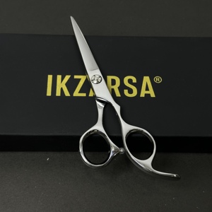 Ciseaux de barbier professionnels de qualité industrielle 440c, manche ergonomique pour droitiers, acier inoxydable japonais, ciseaux de coupe de cheveux - Product Image 1