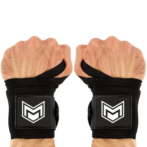 Sangles de poignet élastiques réglables, super résistantes, enveloppes de poignet élastiques durables de 18 "pour la musculation - Product Image 2