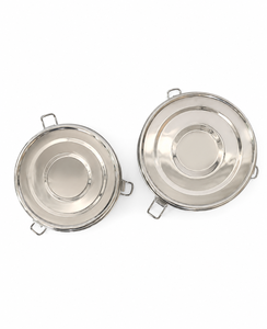 Dheer International - Molde para Flan de Acero Inoxidable de Grado Alimenticio 202, Color Gris Tiffin, con Tapa de Clip para Viaje, Venta al por Mayor - Product Image 2