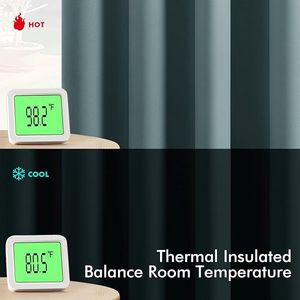 Tende Oscuranti Termoisolanti Blu Polvere da 63 Pollici, 2 Pannelli, per Camera da Letto e Soggiorno, Tinta Unita - Product Image 6