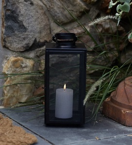 Modern Black Metal Candle Holder <b>Lantern</b> <b>Silver</b> Trending Home Garden Decor Christmas Wedding Handmade Die Cutting Printing - Product Image 3
