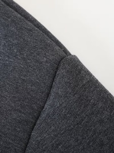 Unisex Oversized Crew Neck Fleece Sweatshirt Solid Color Regular Fit Winter Casual Pullover Anti-Pilling Knitted Cotton Lined - Product Image 3