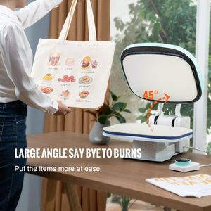 เครื่องรีดร้อนอัตโนมัติแบบสมาร์ทสำหรับเสื้อยืด พร้อมแผ่นไมก้าขนาดใหญ่ ดีไซน์ปุ่มหมุนใช้งานง่าย ให้ความร้อนอย่างรวดเร็วและมืออาชีพ - Product Image 6