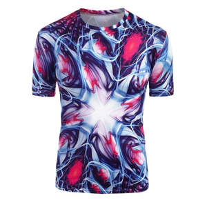 Pull-over à col rond à manches courtes, taille confortable, design personnalisé haute performance avec sublimation de logo. - Product Image 6