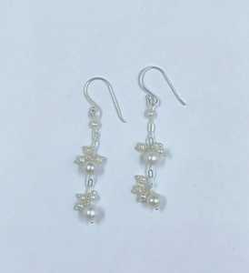 Handmade Freshwater <b>Pearl</b> <b>Earrings</b> Natural <b>Pearl</b> Drop Jewelry Elegant Wholesale Gift for Women - Product Image 2
