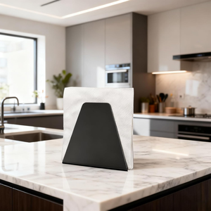 ที่วางกระดาษเช็ดปากแบบปรับได้อัตโนมัติ ทำจากโลหะทาสีทันสมัย สำหรับโต๊ะอาหาร ห้องครัว - Product Image 1