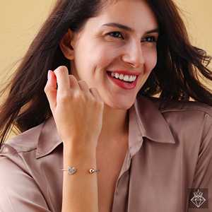 Love Unlocked PRAO Heart Fashion Bracelet Bracelets élégants en forme de cœur - Product Image 2