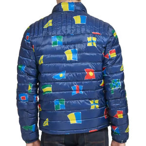 Veste d'hiver longue en toile respirante coupe-vent de haute qualité avec logo North-Face sur le devant pour hommes - Product Image 6