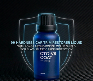 ECOWAY CTC-V8 Revêtement céramique automobile avec formule anti-UV, dureté 9H +170% de brillance, protection contre les intempéries, protection des garnitures, conditionnement de 30 ml - Product Image 5