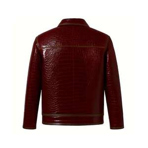<b>SMART</b> SHINE ENTERPRISES <b>Men</b> Classic Genuine Leather <b>Jacket</b> Soft Comfortable Durable Full Zip Casual Regular Fit Fashion - Product Image 3