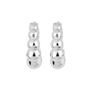 ELEGANT 925 STERLING <b>SILVER</b> PLATED HOOP <b>EARRINGS</b> FOR WOMEN BOHEMIAN FASHION JEWELRY PERFECT ANNIVERSARY GIFT LIGHTWEIGHT STYLE - Product Image 2