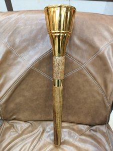 Mashaal de luxe en bois et métal avec finition artisanale pour la décoration de scène de mariage et de pelouse - Product Image 1
