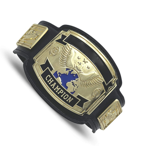 Ceintures de championnat de lutte et de boxe professionnelles personnalisées, légères, en cuir de haute qualité, respirantes, unisexes, Muzamin - Product Image 3