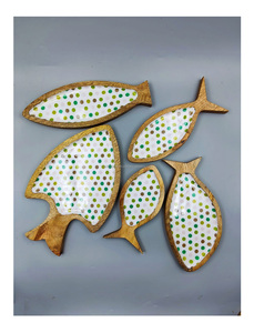 ชุดถาดปลาสุดสร้างสรรค์งานทำมือสุดหรูทันสมัยบอร์ดไม้สำหรับเสิร์ฟอาหารสำหรับใช้ในบ้านโอกาสรับประทานอาหาร100ชิ้น - Product Image 3