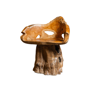 Juego de Mesa ARTERRA Prremium de Raíz de Teca Antigua con Sillones Esculpidos, Diseño Moderno, Muebles Hechos a Mano para Patio - Product Image 2