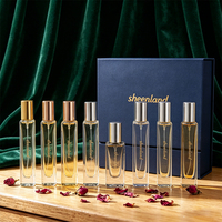 Botol Parfum Kaca Berlapis Warna Bentuk Silinder Persegi Berkualitas Tinggi 5ml 10ml 15ml Dilengkapi Sprayer Tersedia