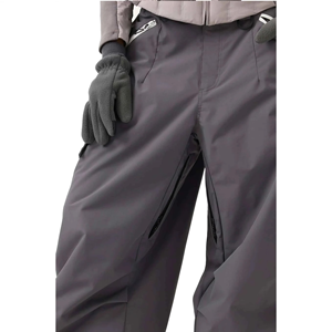 Pantalon cargo ample en lin fin pour homme, taille élastique, style streetwear, pour le ski et le snowboard, vente en gros - Product Image 6
