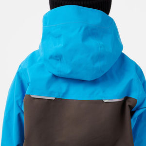 Combinaison de ski imperméable grande taille pour homme, veste zippée à capuche et pantalon, couleur unie, polyester - Product Image 4