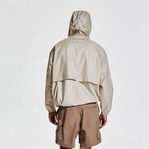 High Quality Hooded <b>Waterproof</b> Windbreaker <b>Jacket</b> Custom Design <b>Lightweight</b> Outdoor Streetwear for Men <b>Women</b> - Product Image 4