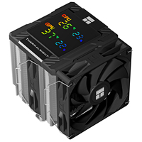 Refroidisseur d'air pour processeur Thermalright Peerless Assassin 120 DIGITAL BLACK, tour de 162 mm, écran de température en temps réel