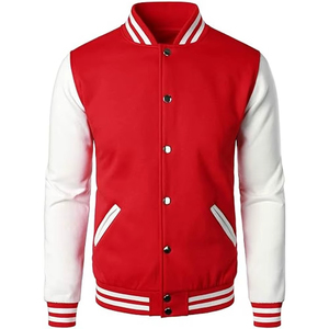 <b>Men</b> Customized Custom Breathable Varsity <b>Jacket</b> Wool Blend Leather Sleeve Embroidered Logo Zipper Closure College <b>Baseball</b> - Product Image 3