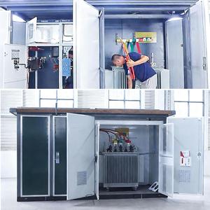 XJS 2500kVA Güç Kompakt Trafo Merkezi MV&HV Yağ Tipi Trafo 1000kVA Trafo Merkezi Üç Fazlı 10KV Giriş 440V 380V Çıkış - Product Image 4