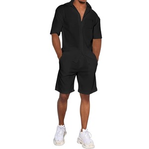 Ensemble de luxe personnalisé en lin 2 pièces pour homme – Nouvelle collection d'été décontractée : Chemises boutonnées et shorts respirants et confortables - Product Image 2