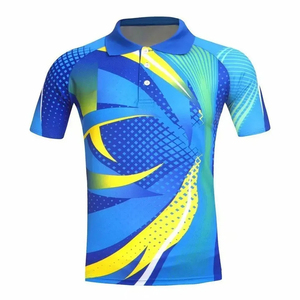 เสื้อยืดเทนนิสผ้าทอแห้งเร็วรุ่นใหม่ล่าสุด ดีไซน์ทรงเข้ารูป สำหรับผู้ชาย เสื้อฝึกซ้อม เสื้อผ้าเทเบิลเทนนิสที่ใส่สบายสำหรับผู้ชาย - Product Image 6