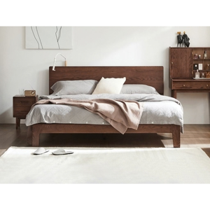Durable Modern Tailor-Made Furniture Vietnam Minimalist OEM & ODM Support Solid Wood <b>Bed</b> <b>Frames</b> Customized Color - Product Image 1