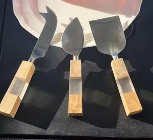 Premium Metal <b>Cheese</b> <b>Knife</b> <b>Set</b> <b>Cheese</b> Board <b>Knives</b> for Charcuterie Serving and Food Presentation - Product Image 5