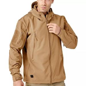 Ventes en gros de vestes softshell pour hommes, mode d'hiver pour l'extérieur, personnalisées, 100% polyester, à capuche, imperméables, écologiques - Product Image 4