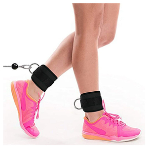 สายรัดยกน้ำหนักแบบปรับได้ ทนทาน กันลื่น พับเก็บได้ สำหรับออกกำลังกาย สายรัดคู่ พร้อมห่วงรูปตัว D สำหรับเพาะกาย - Product Image 2