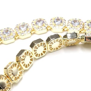 Collection de bijoux de luxe en argent 925 plaqué or rose avec moissanite VVS, collier hip-hop tendance, cadeau idéal pour mariage et fiançailles - Grande Vente - Product Image 3