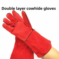 Maßgefertigte Damen Rote Echtleder-Opernhandschuhe Lange Abendkleid-Handschuhe Luxuriöse Modische Winter Formelle Party Alltags-Handschuhe