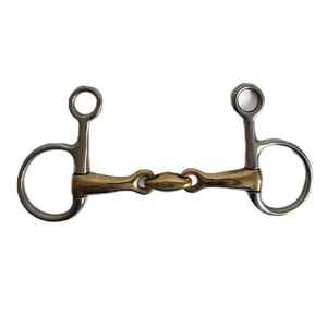 Premium Horse <b>Bits</b> for Equestrian Use Solid Jointed Ring <b>Gag</b> <b>Bit</b> for Horses Stainless Steel - Product Image 6