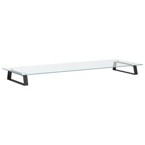 Soporte de Monitor de Vidrio Templado y Metal Negro de 39.4"x13.8"x3.1" - Product Image 2