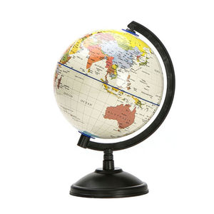 Globo Terráqueo Giratorio de Metal Chapado en Oro, Diseño Moderno para Decoración del Hogar, Oficina o Educación - Product Image 6