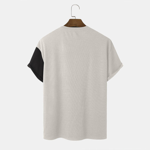 เสื้อยืดผู้ชายดีไซน์ล่าสุด-ผ้าฝ้าย 100% สไตล์ไฮสตรีท สีและขนาดสั่งทำได้ แห้งเร็วและระบายอากาศได้ดี - Product Image 4