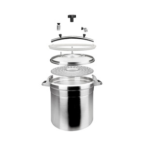 Pentola a pressione 5L in acciaio inox con valvola di sicurezza per cottura rapida - Product Image 2